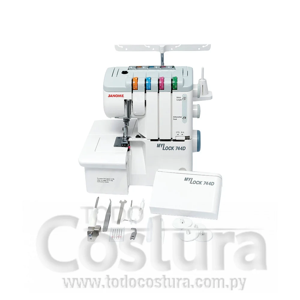 OVERLOCK FAMILIAR (4 HILOS) JANOME 744D